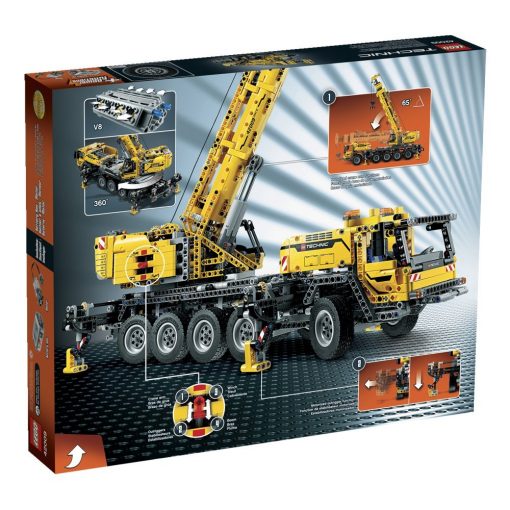 LEGO Technic Mobile Crane box back