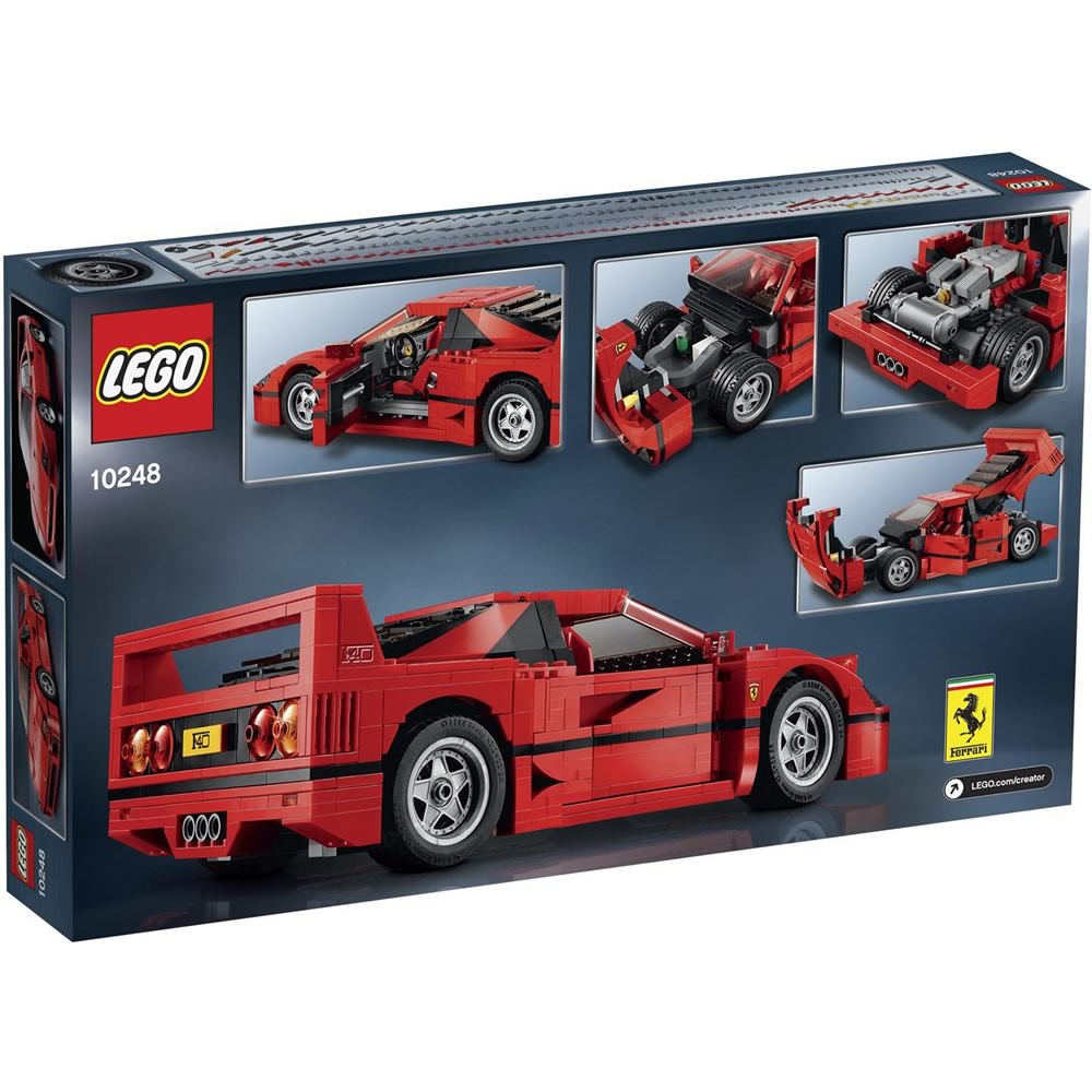 LEGO Ferrari F40 10248 Box Back