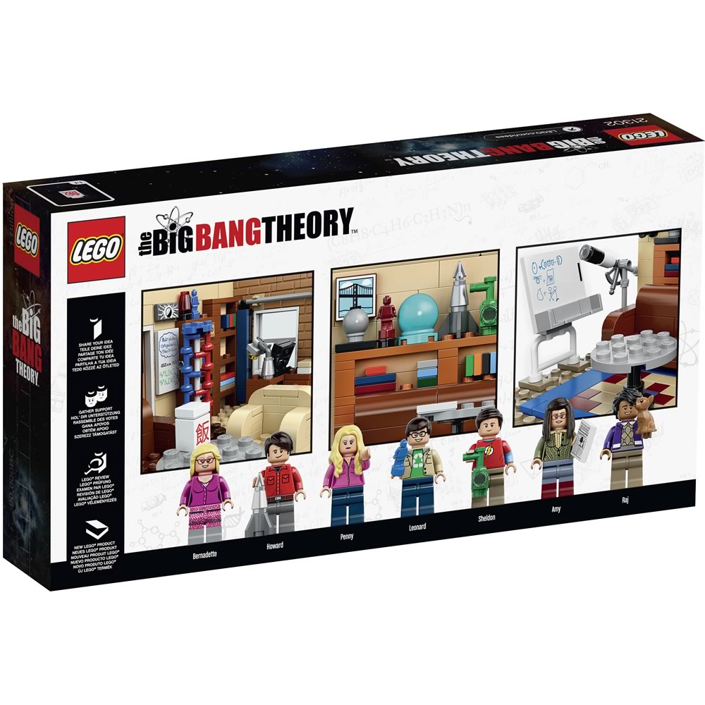 LEGO Big Bang Theory 21302 Box Back
