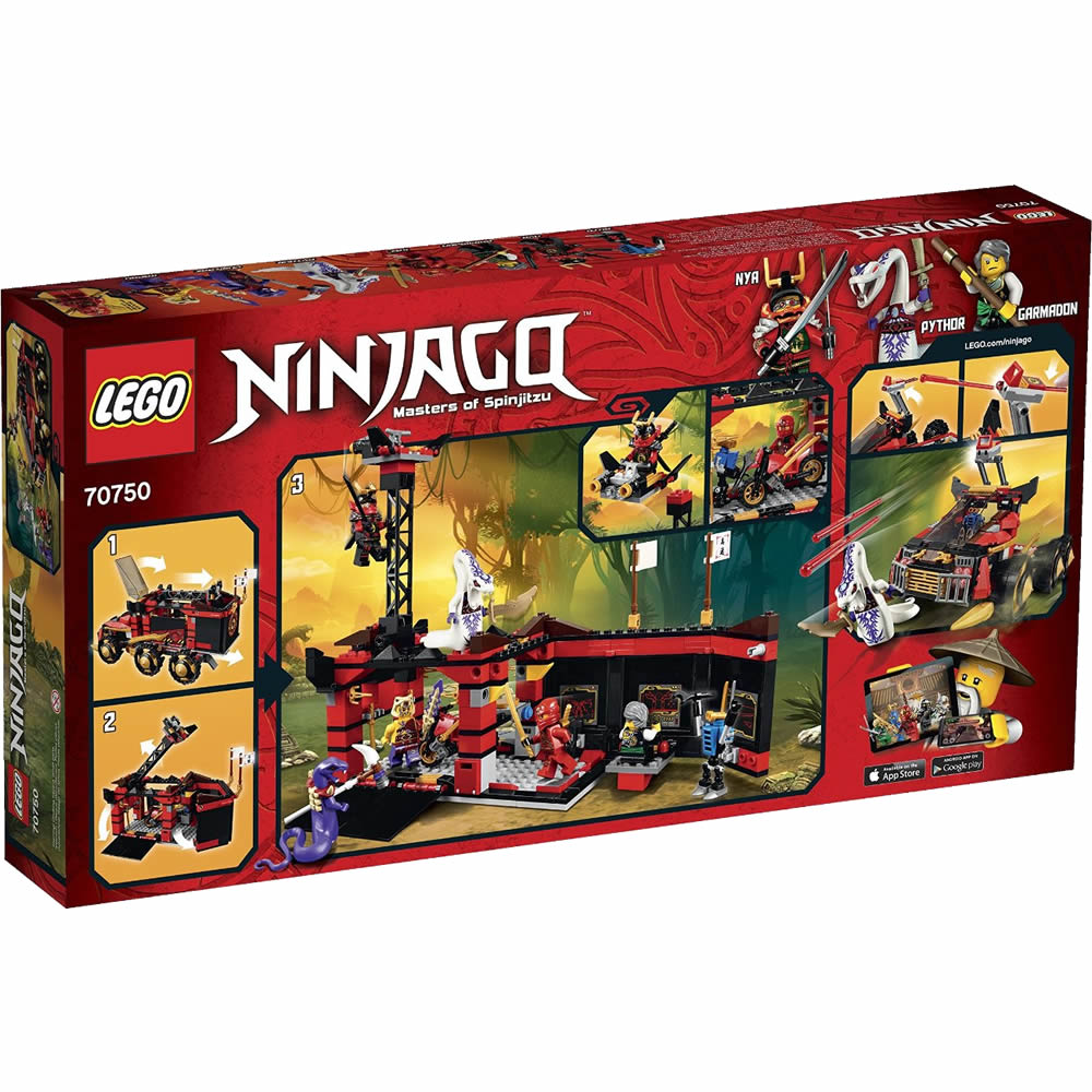 LEGO Ninja DB X 70750 Box Back