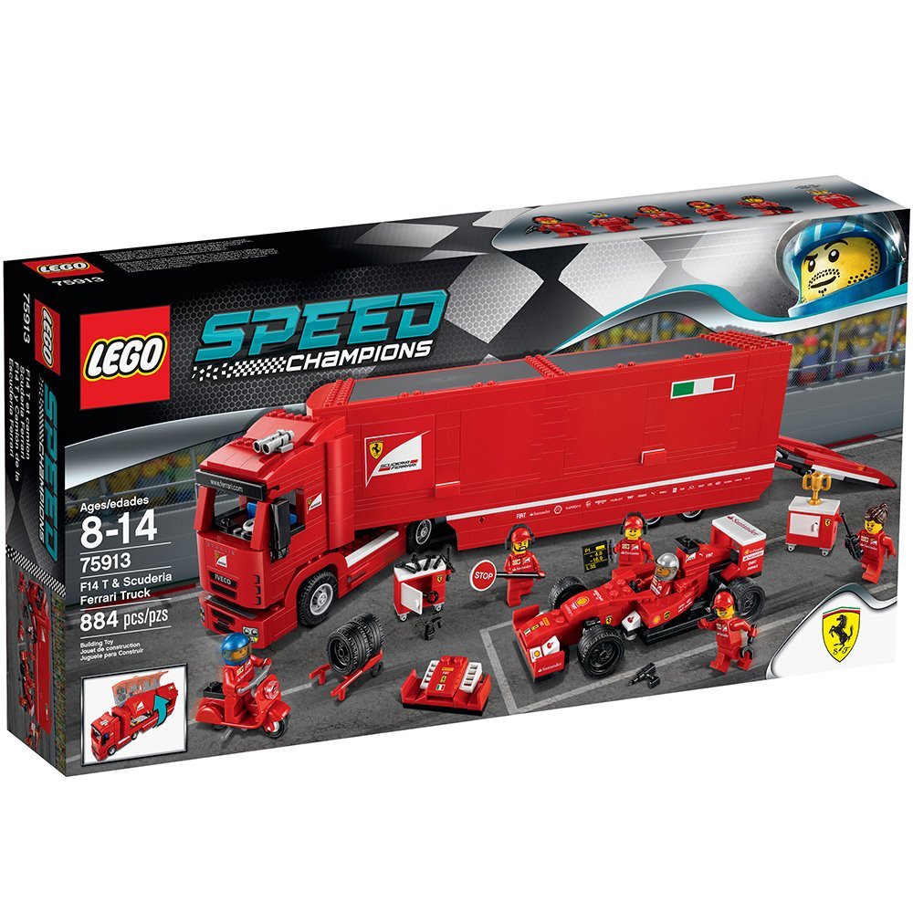 LEGO F14 T & Scuderia Ferrari Truck 75913 box